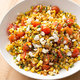 Sauteed Corn with Cherry Tomatoes, Ricotta Salata, and Basil