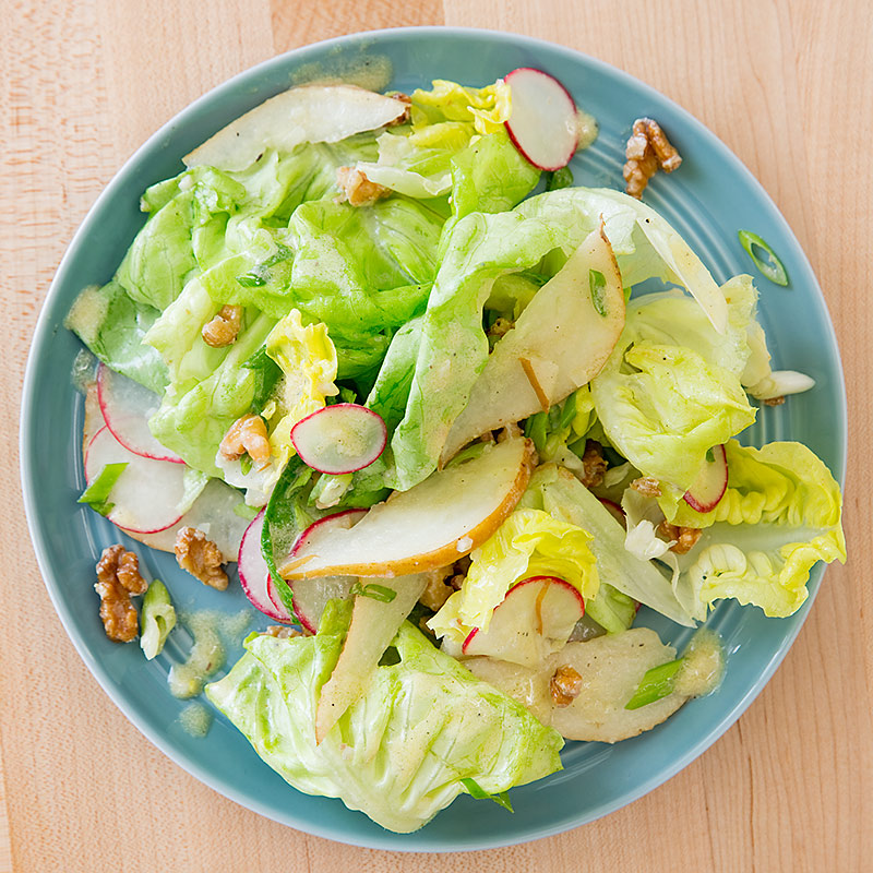 Bibb Lettuce Salad with YogurtDijon Dressing