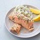 Poached Salmon with Herb and Caper Vinaigrette