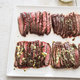 Pan-Seared Flank Steak with Garlic-Anchovy Butter