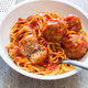 Sausage Meatballs and Spaghetti