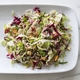 Brussels Sprout Salad with Warm Bacon Vinaigrette