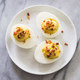 Bacon and Chive Deviled Eggs