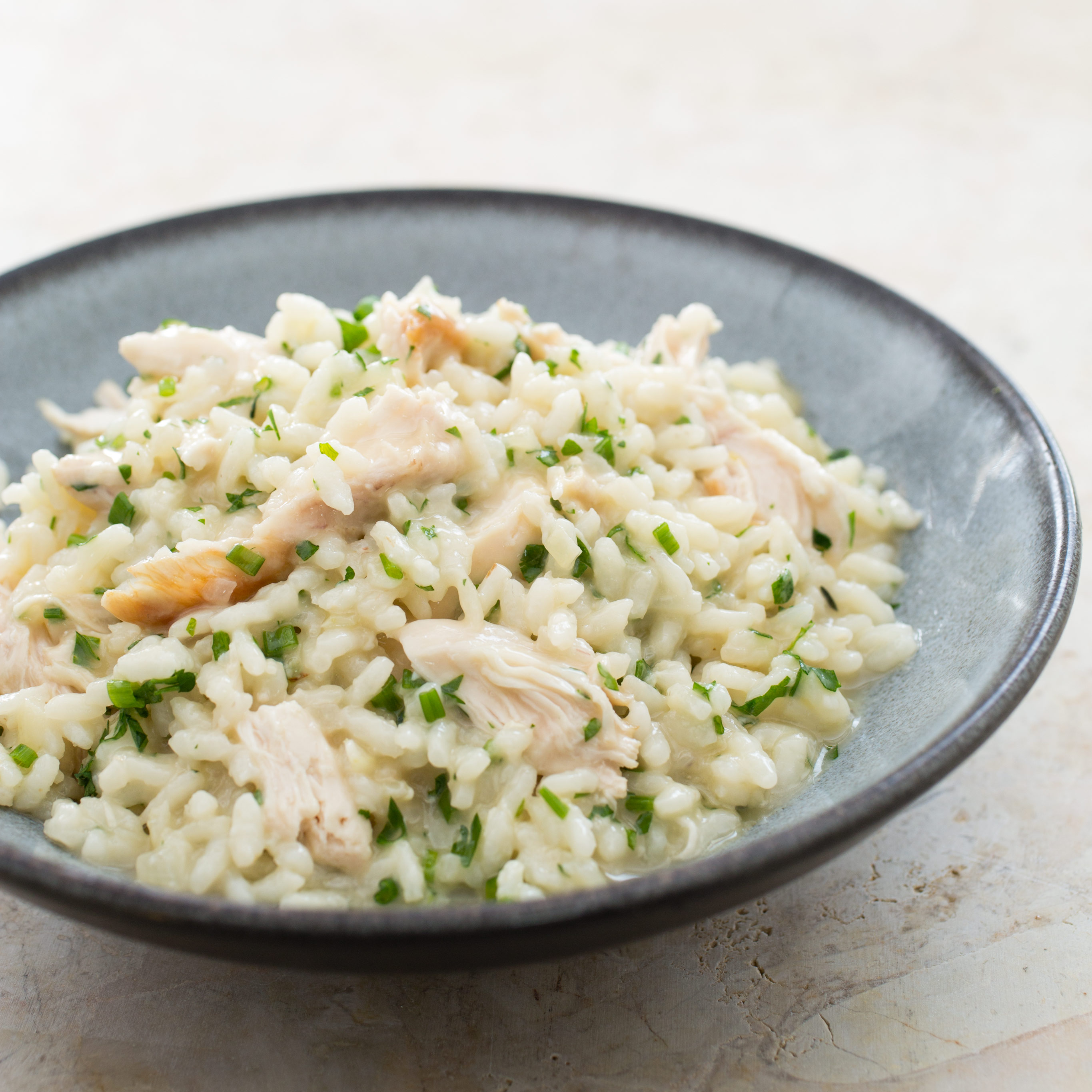 Almost HandsFree Risotto with Chicken and Herbs America's Test Kitchen