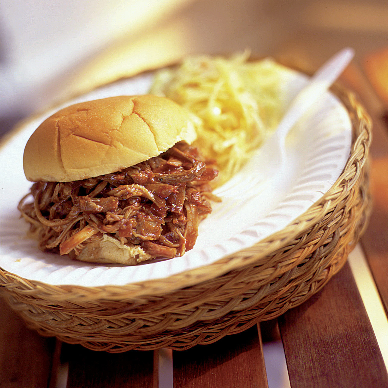 Barbecued Pulled Pork on a Gas Grill