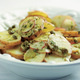 French Potato Salad with Arugula, Roquefort, and Walnuts