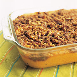 Candied Sweet Potato Casserole with Toasted Marshmallow Topping