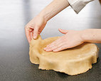 1. EASE INTO PIE PLATE & PRESS