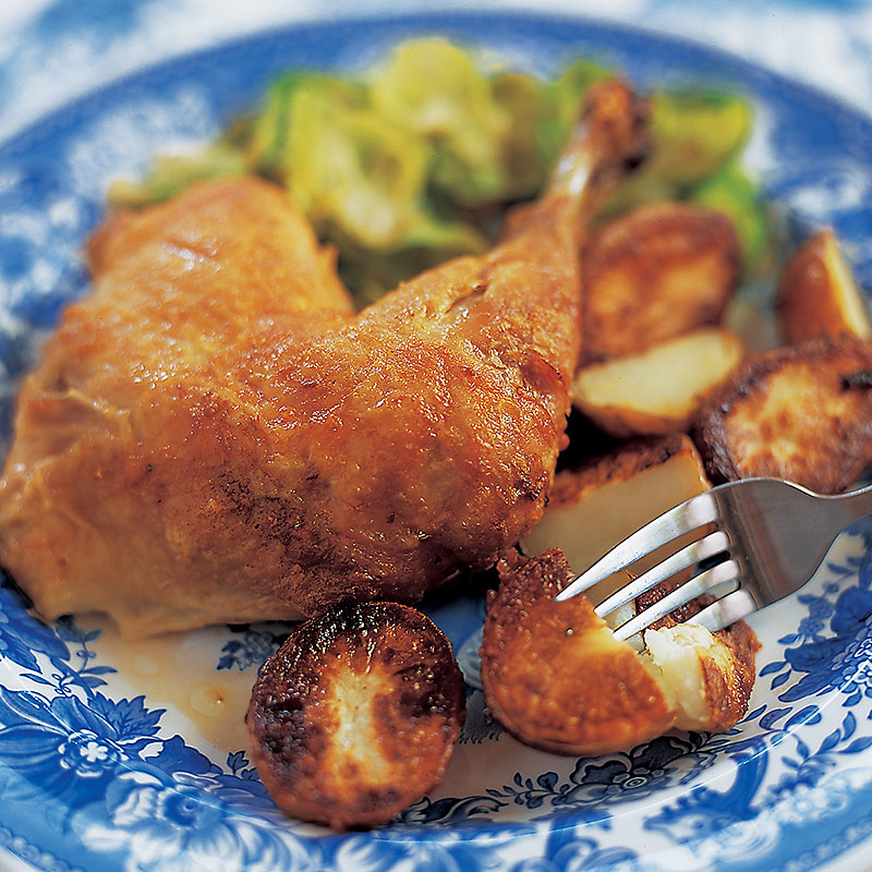 Crispy Roast Chicken and Potatoes