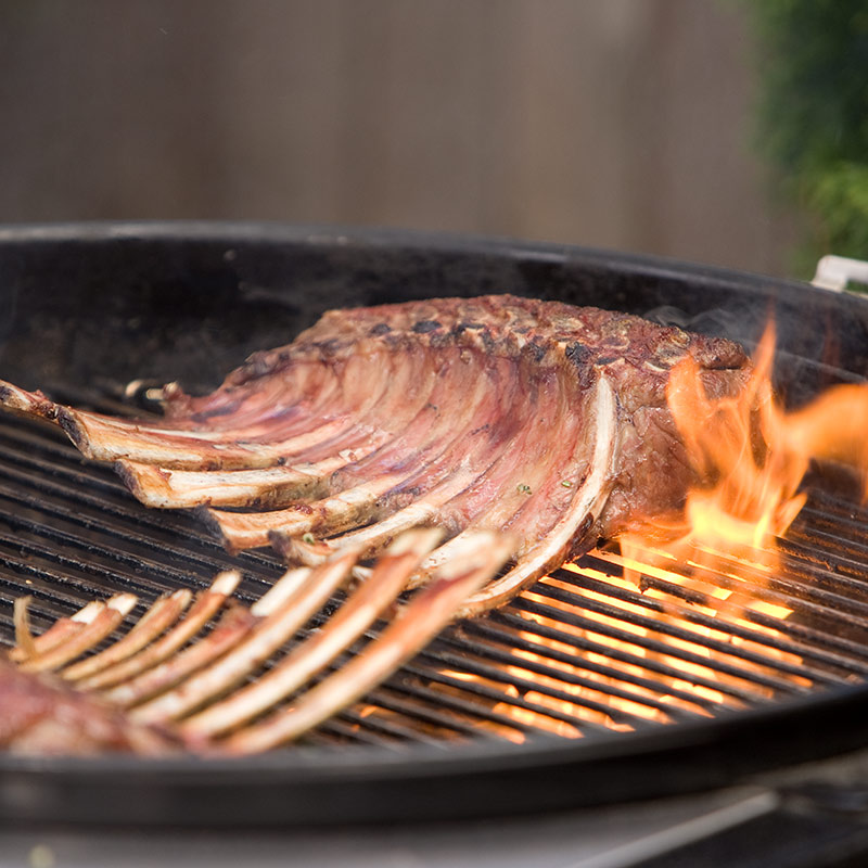 Grilled Rack of Lamb Dinner