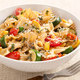 Pasta and Squash with Tomatoes, Basil, and Pine Nuts