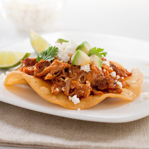 Spicy Mexican Shredded Pork Tostadas America S Test Kitchen Spicy Mexican Shredded Pork Tostadas America S Test Kitchen