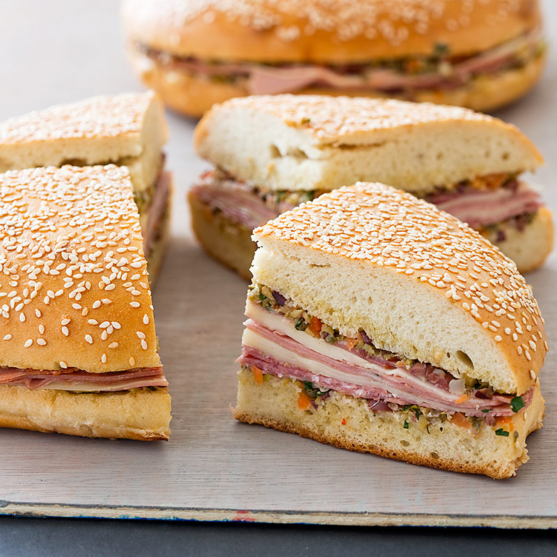 Muffaletta Sandwich America S Test Kitchen Muffaletta Sandwich America S Test Kitchen