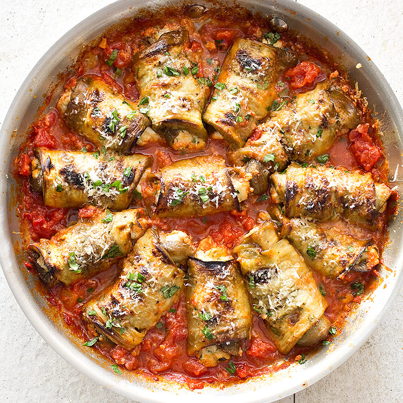 Eggplant Involtini America S Test Kitchen Eggplant Involtini America S Test Kitchen