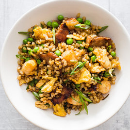 Fried Brown Rice With Pork And Shrimp America S Test Kitchen Fried Brown Rice With Pork And Shrimp America S Test Kitchen