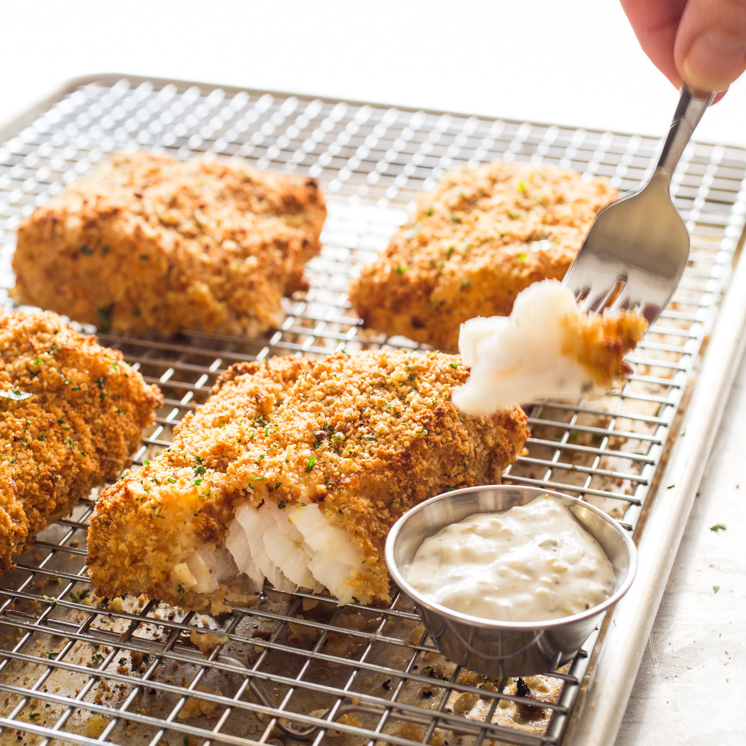 Crunchy OvenFried Fish