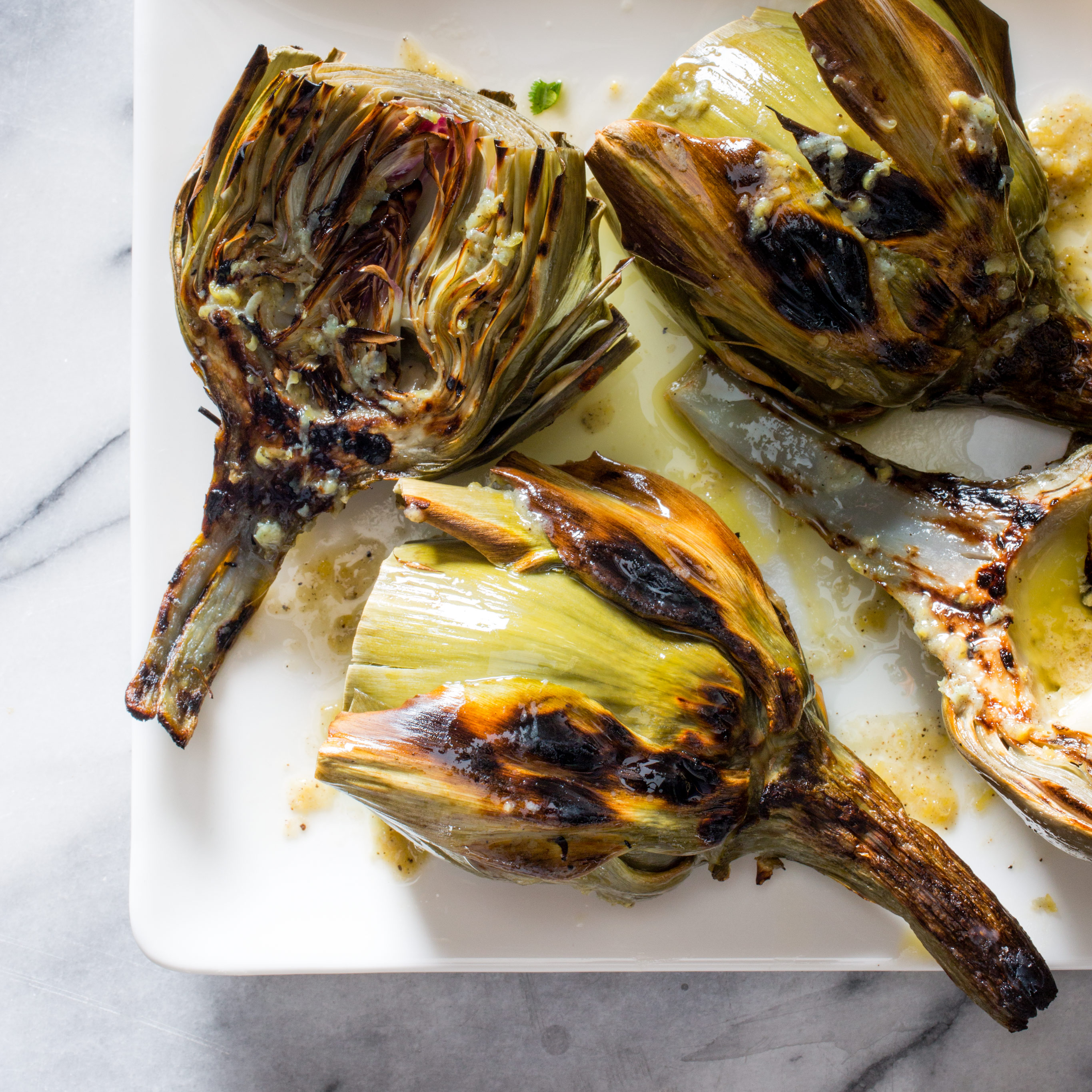Grilled Artichokes with Lemon Butter Cook's Country