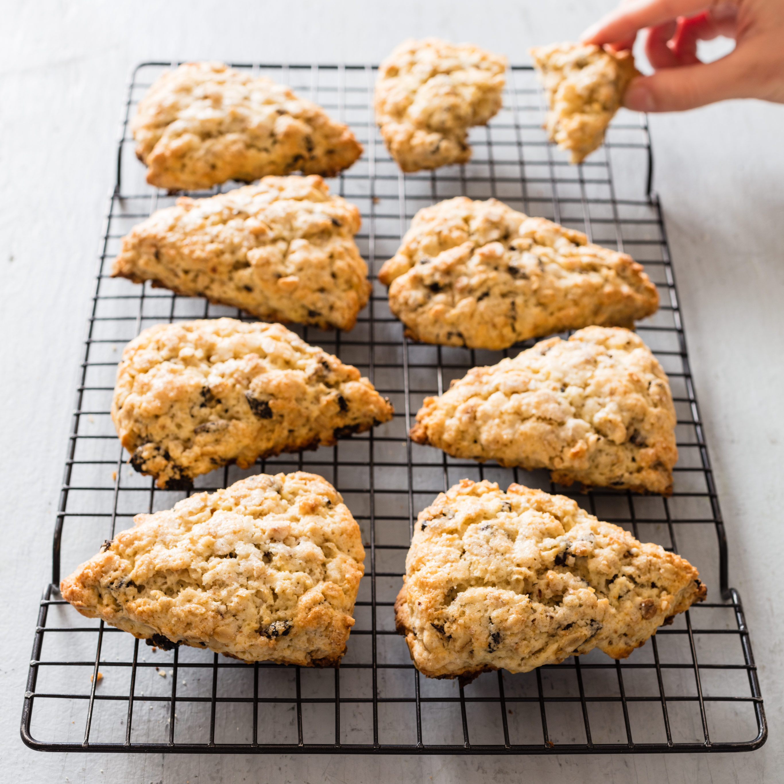 Oat Scones with Dried Cherries and Hazelnuts Cook's Illustrated
