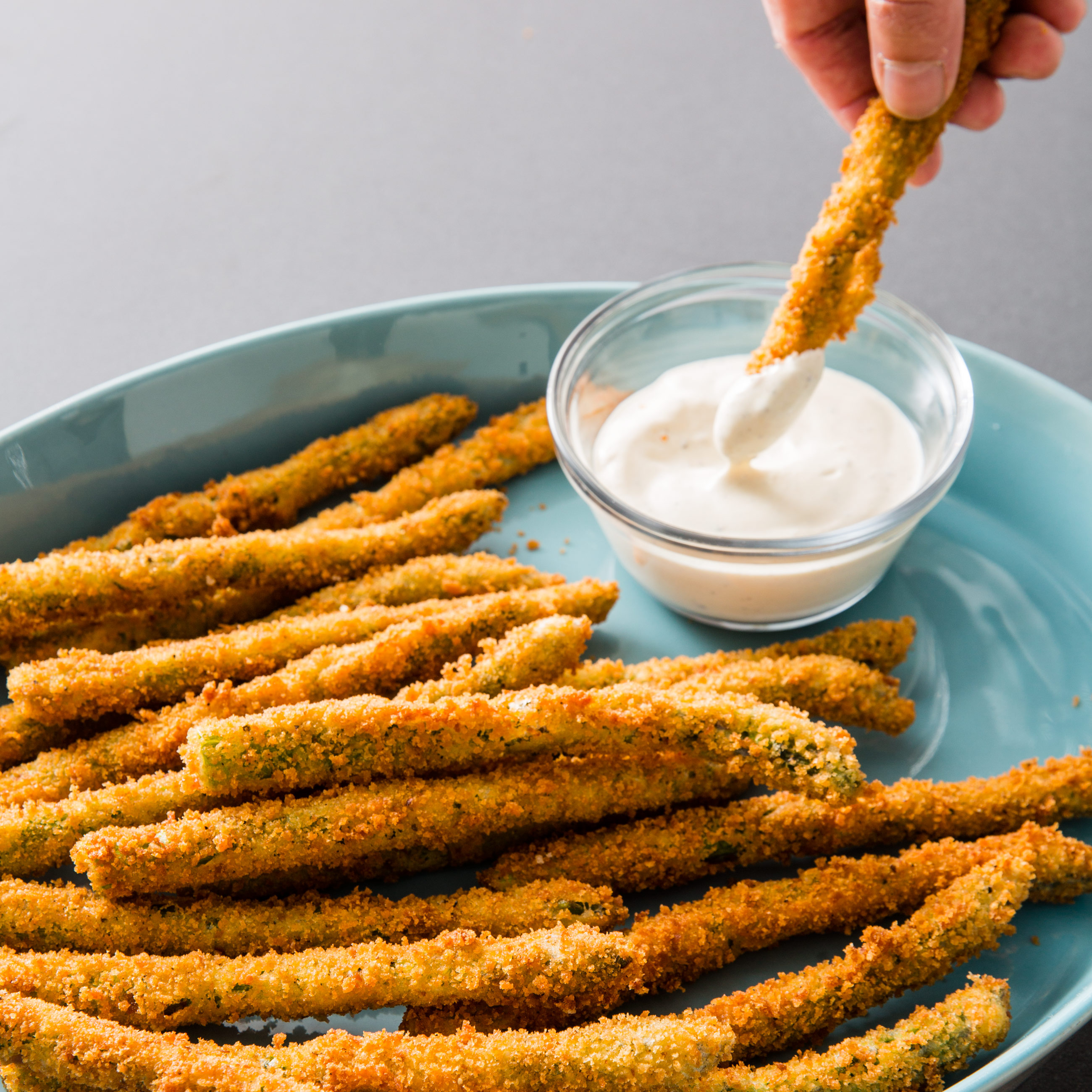 deep fried asparagus no batter