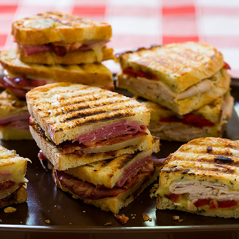 Salami, Capicola, and Provolone Panini Cook's Country