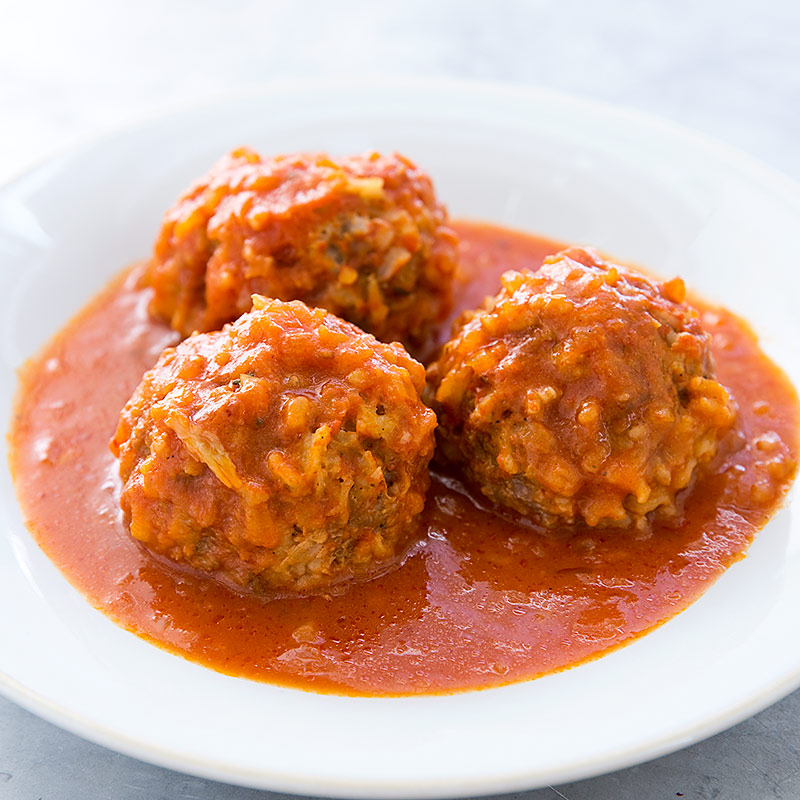 baked recipes meatball Country   Meatballs Porcupine Cook's